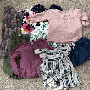 12-24m girls Assorted Kids Clothing Bundle